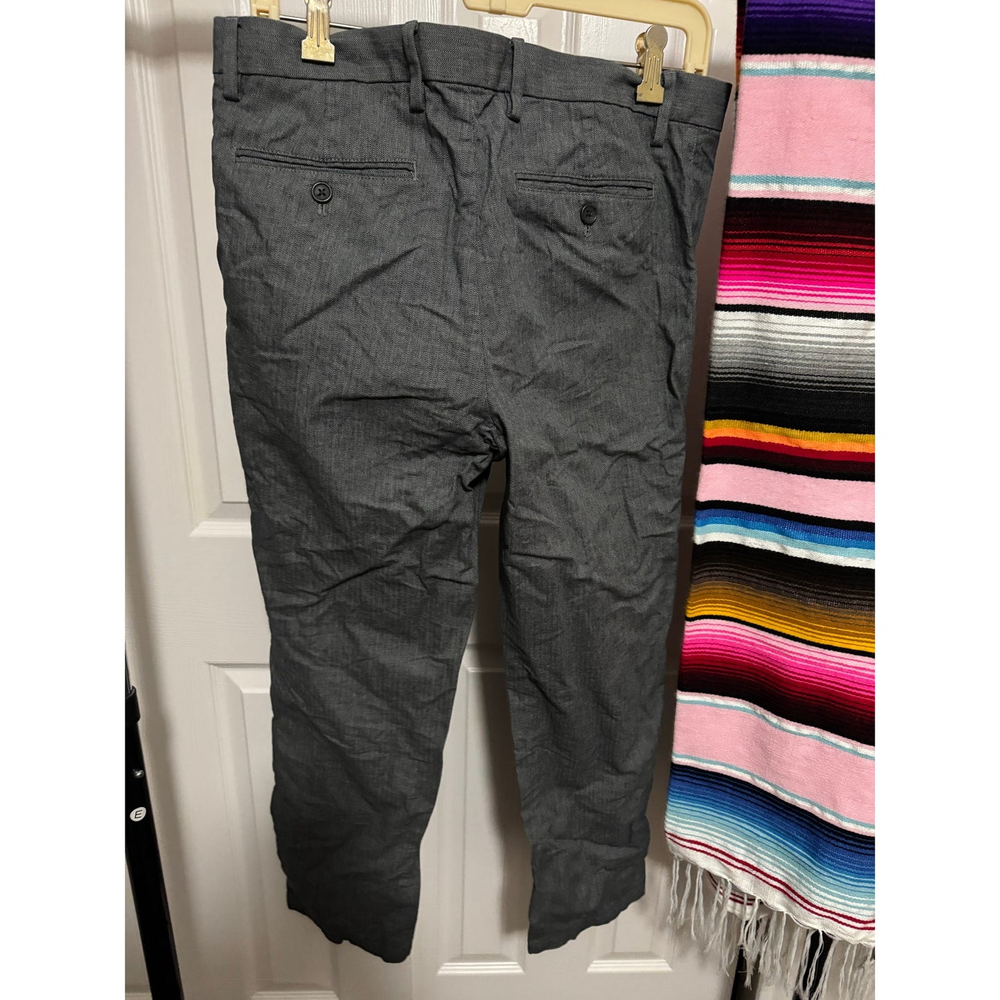 Banana Republic Kentfield Pant Gray 100% Cotton