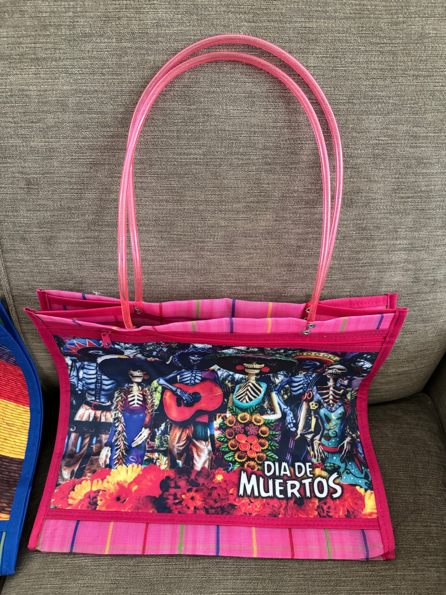 Medium Zipper Mesh grocery Bag