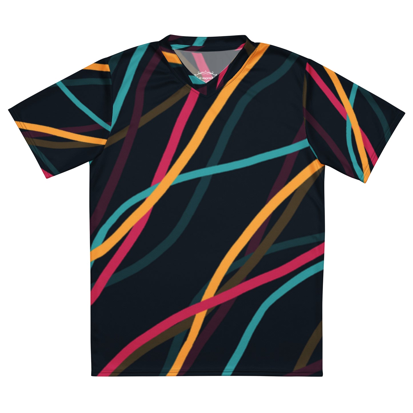Neon Lights Recycled unisex sports jersey
