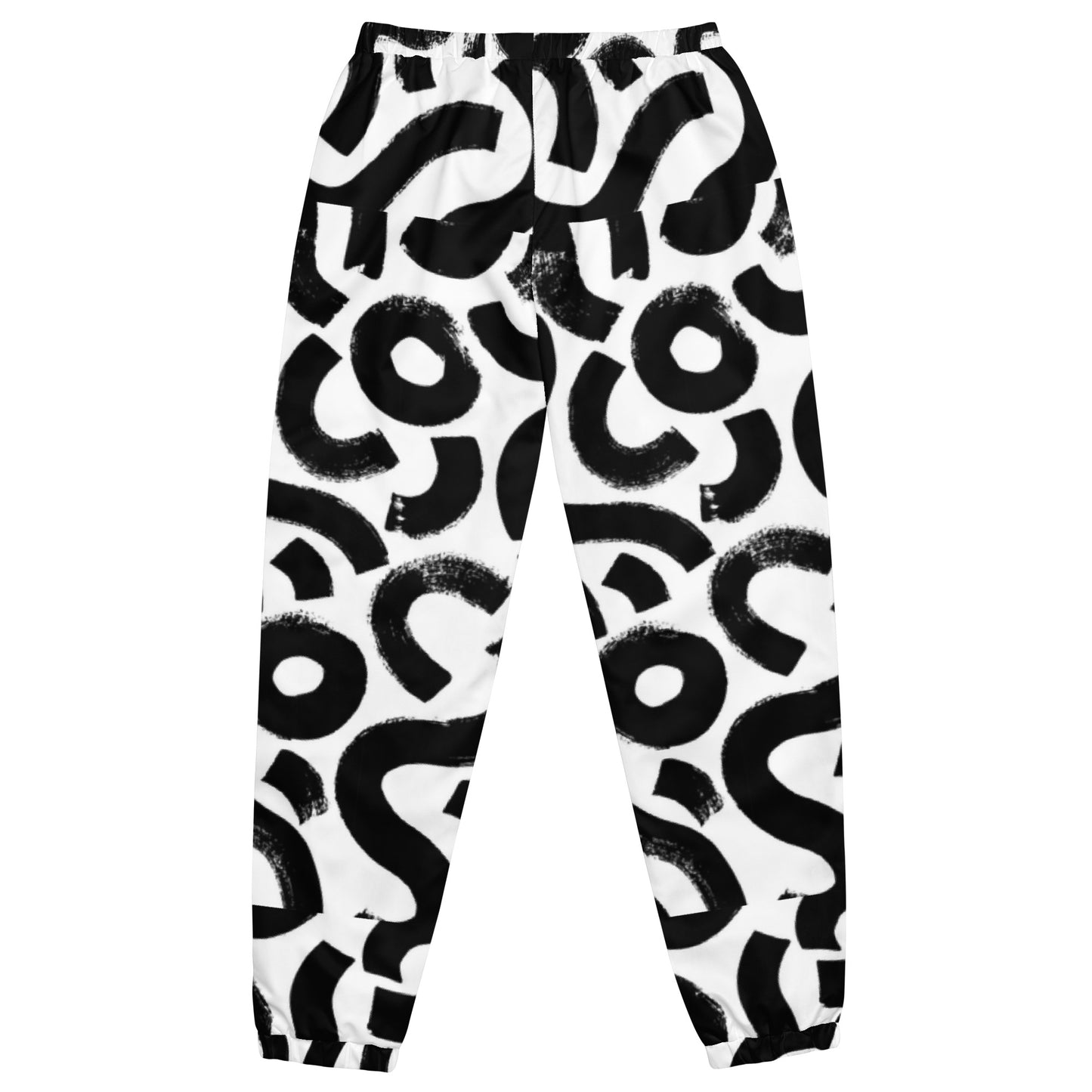 Organic Black & White Unisex track pants