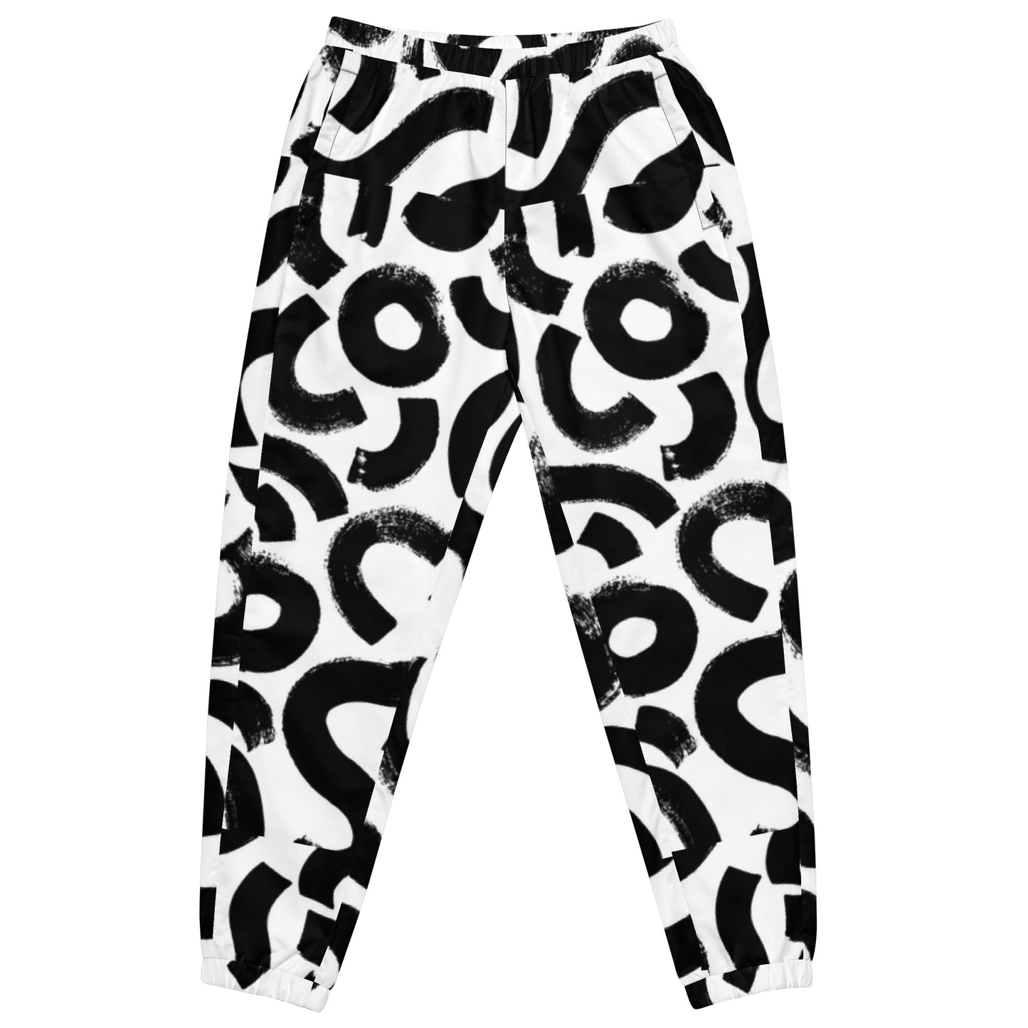 Organic Black & White Unisex track pants