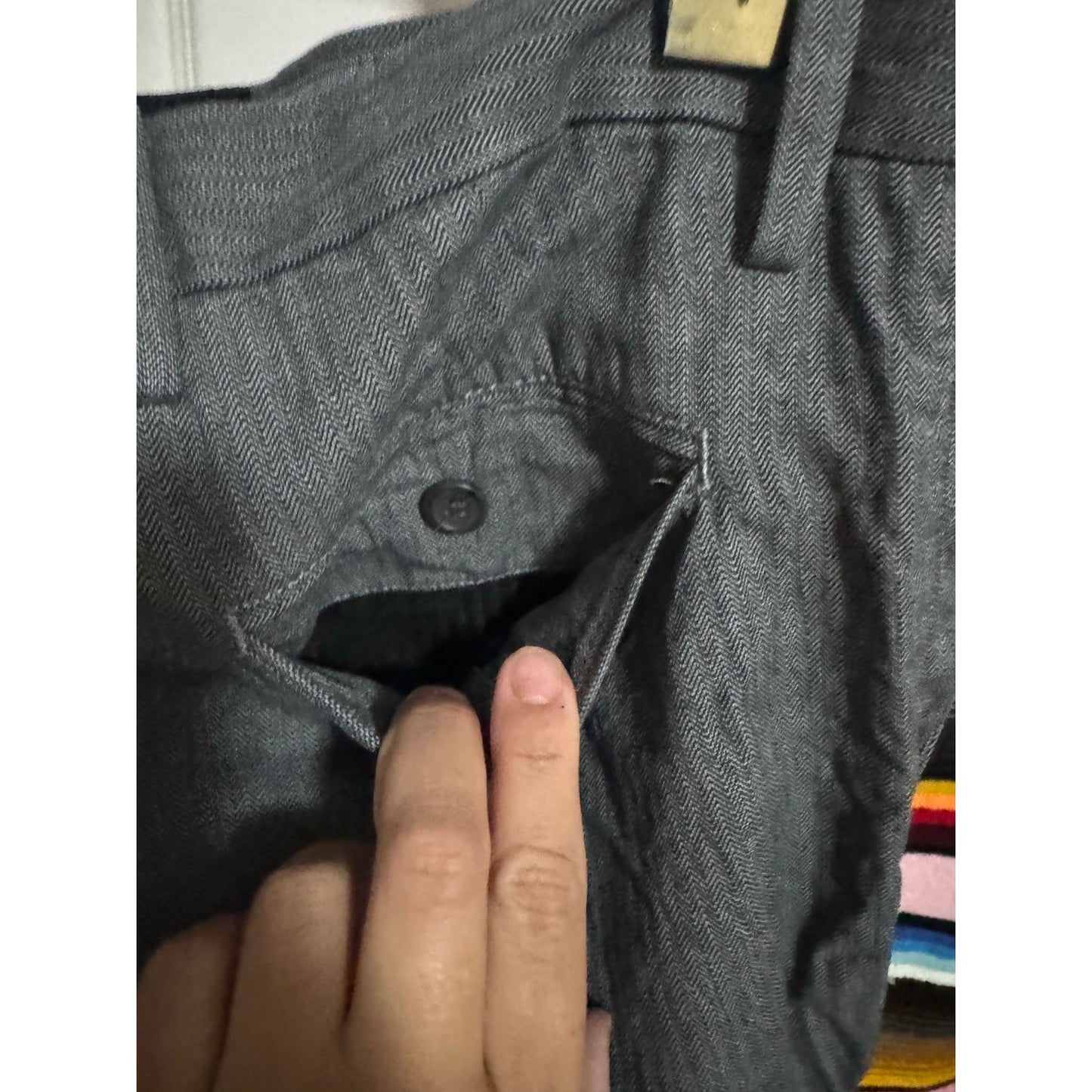Banana Republic Kentfield Pant Gray 100% Cotton