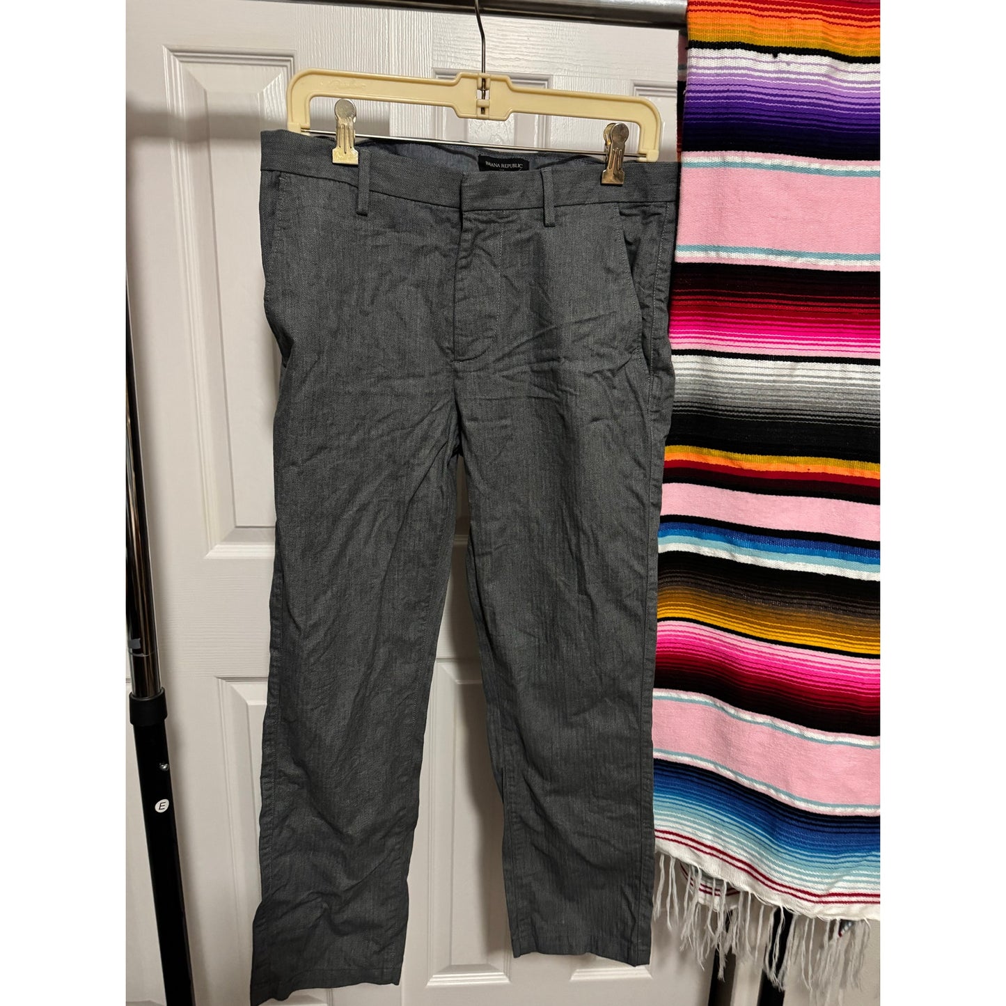 Banana Republic Kentfield Pant Gray 100% Cotton