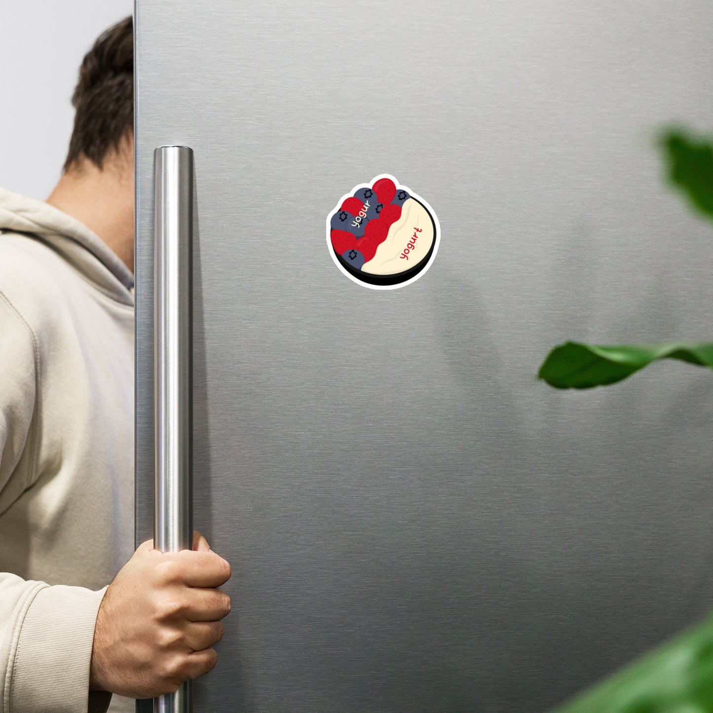 yogurt - yogur Magnet