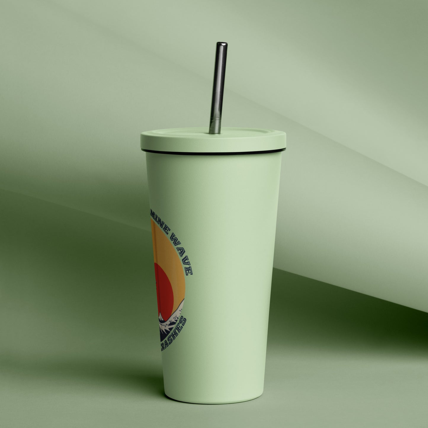 Ride the Dopamine - Insulated tumbler with a straw