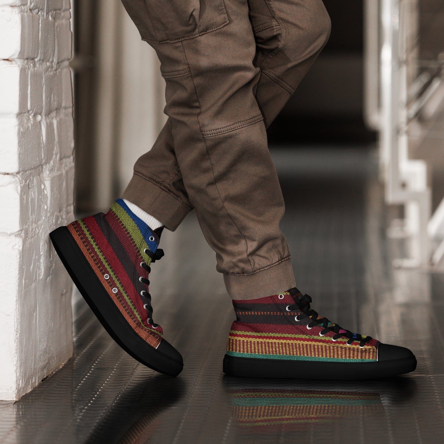 Reboso - Men’s high top canvas shoes