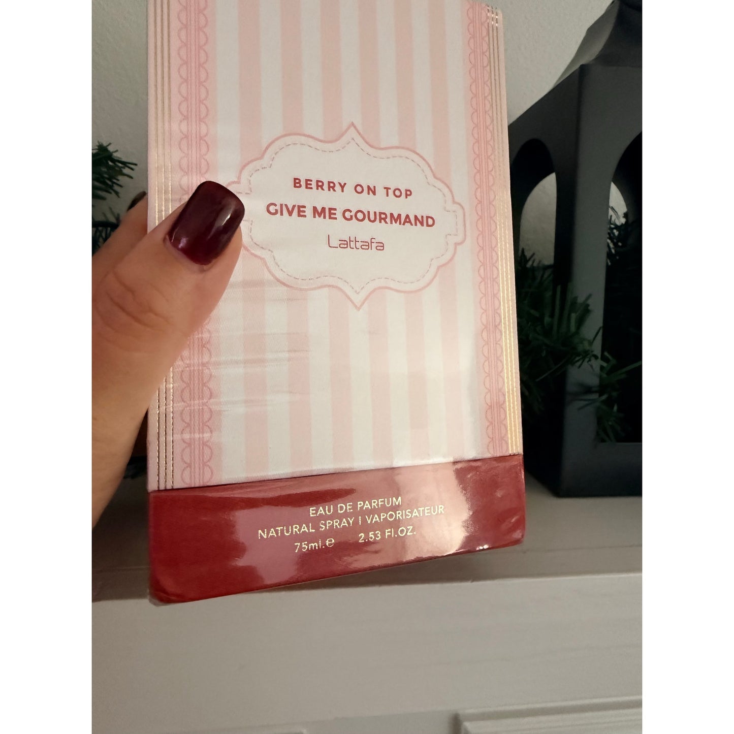 Berry on Top Give me Gourmand Lattafa 2.53 Fl OZ EDP Not Opened