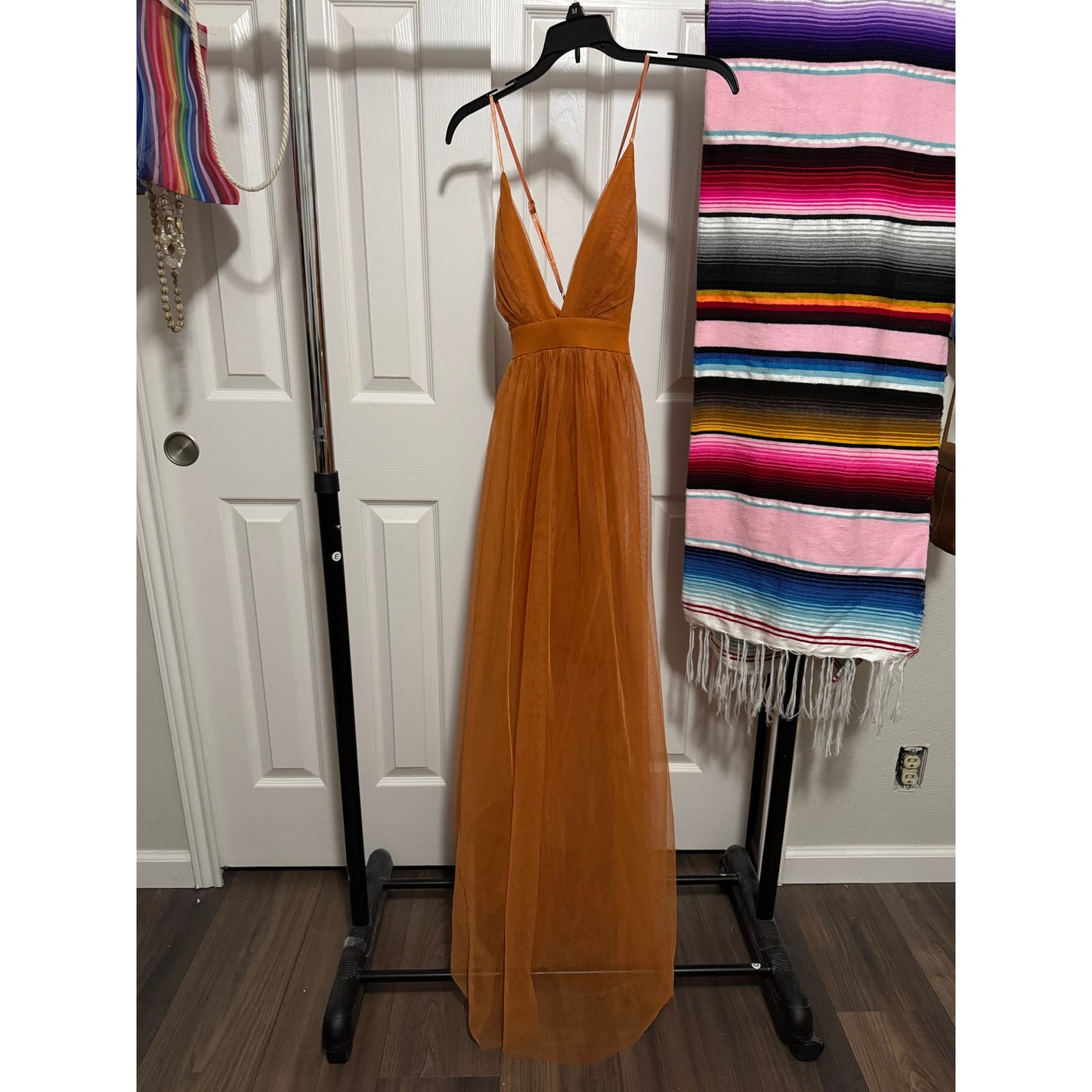 Haute Monde Maxi Cross Strap wedding guest prom homecoming dress