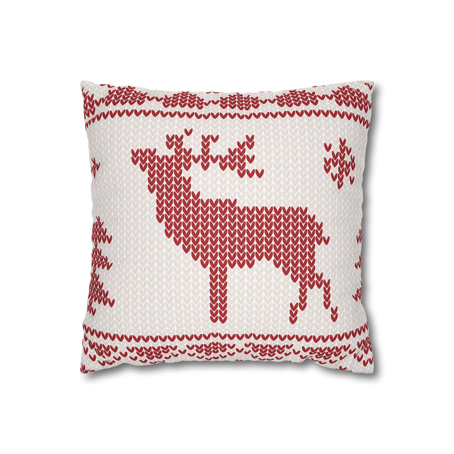 Spun Polyester Square Pillowcase