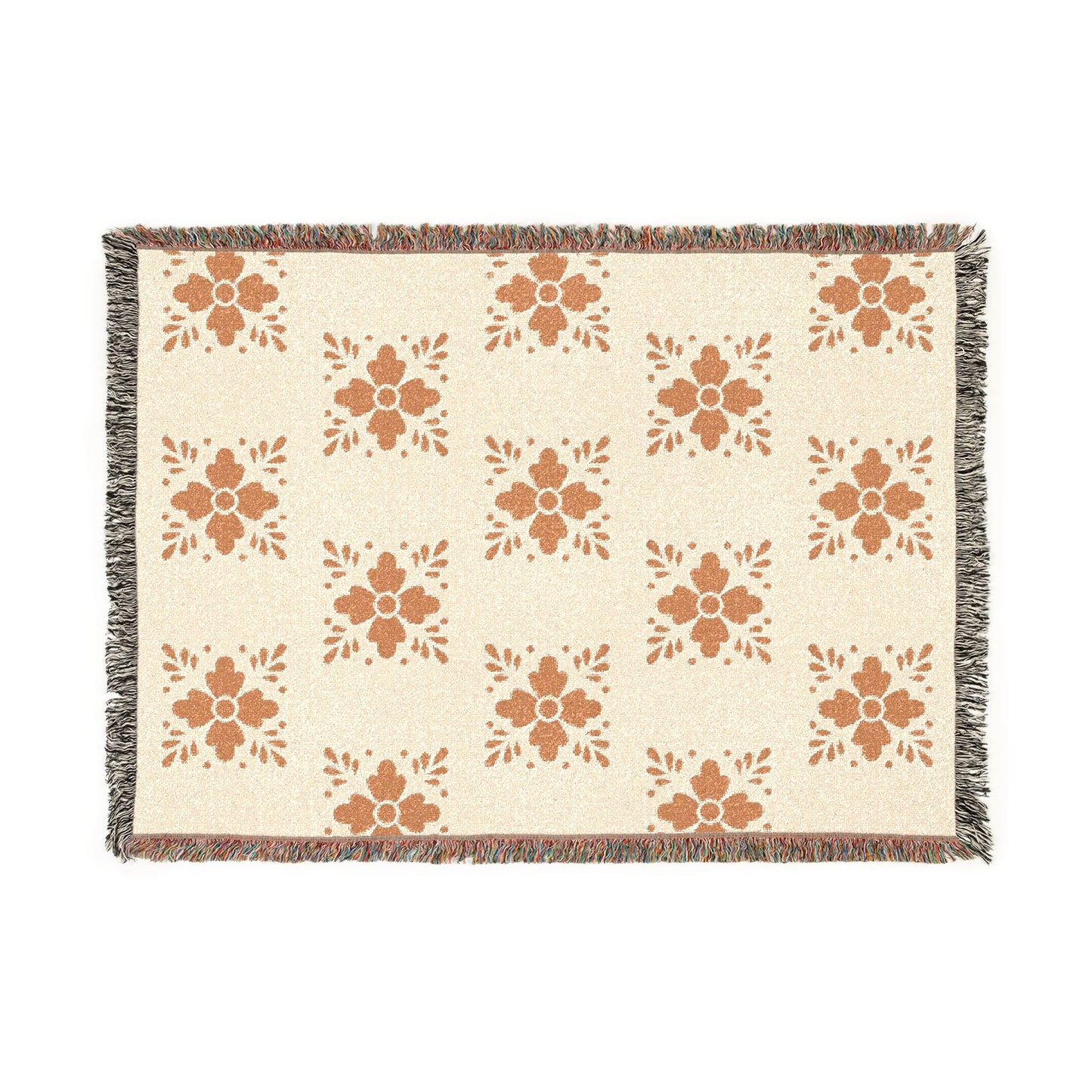 Talavera Woven Blanket - Cream