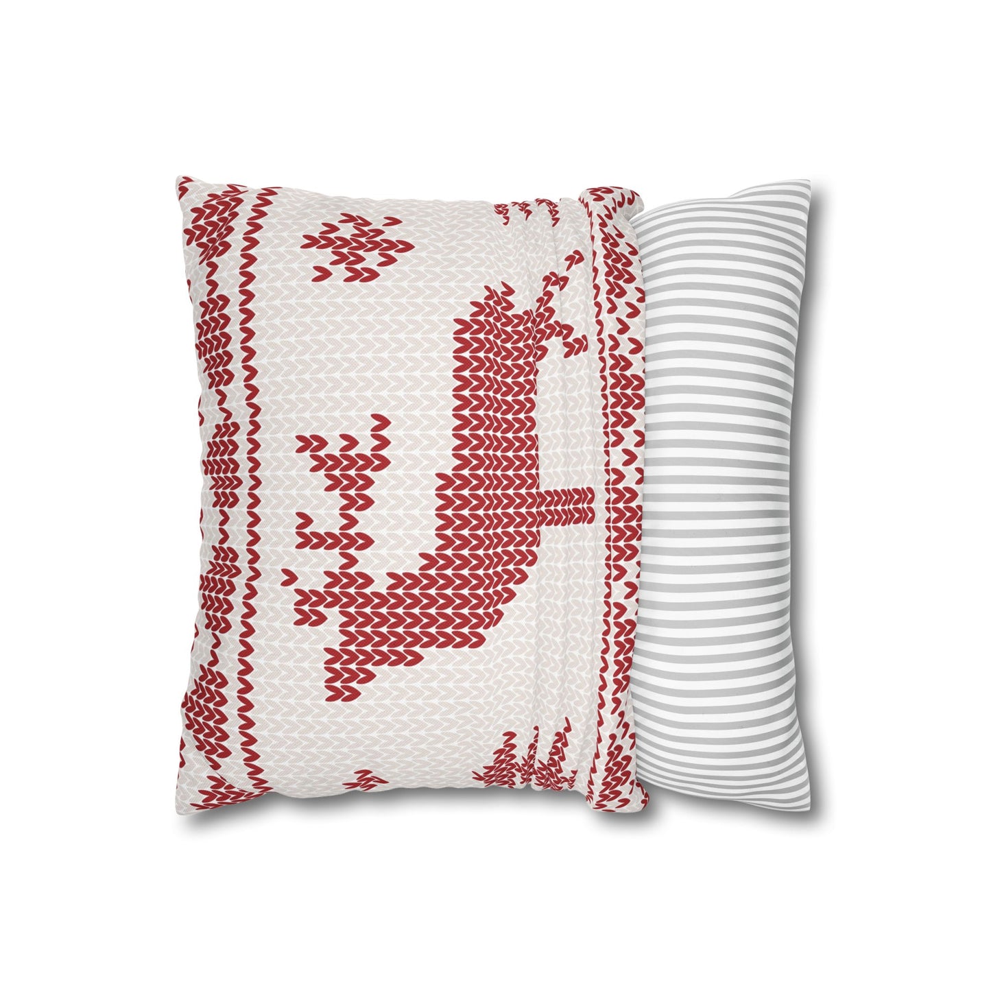 Spun Polyester Square Pillowcase
