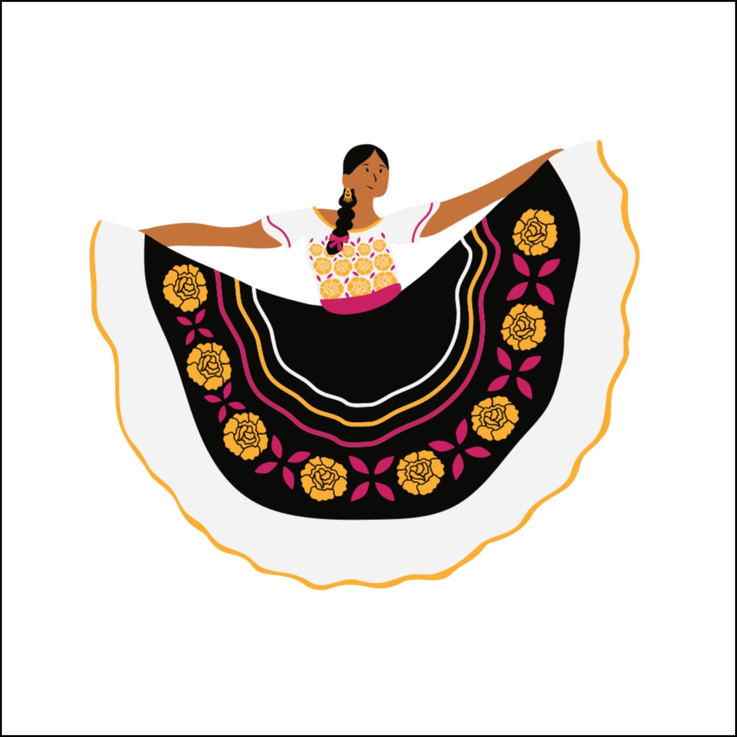 Bailarina Acrylic Ornament