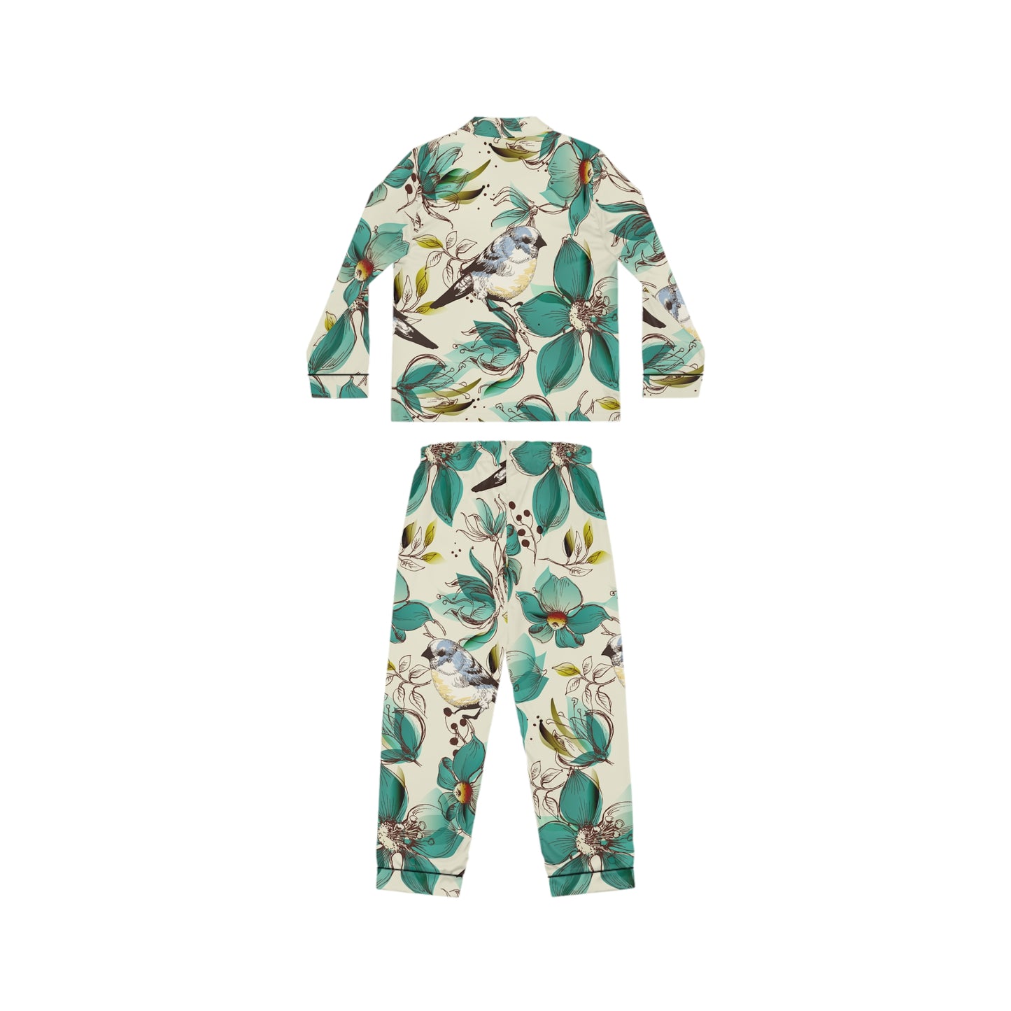 Naturaleza Women's Satin Pajamas (AOP)