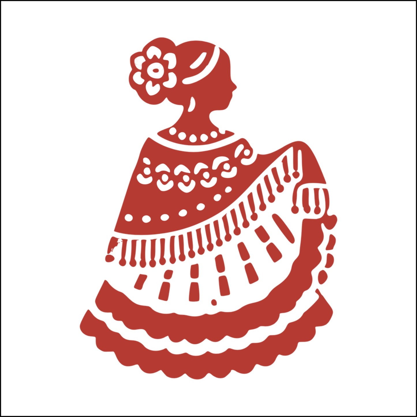 Folklorico Acrylic Ornament