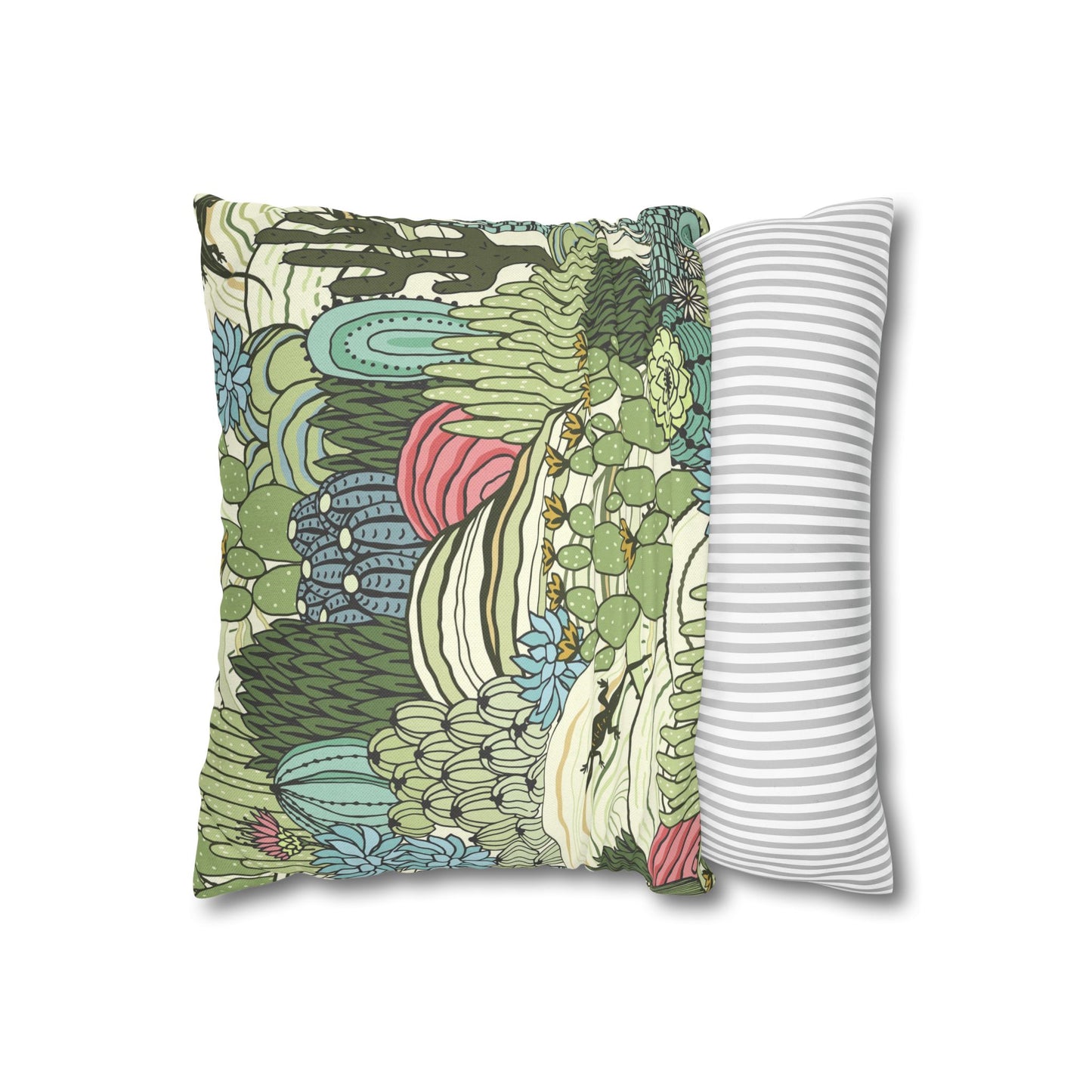 Spun Polyester Square Pillowcase