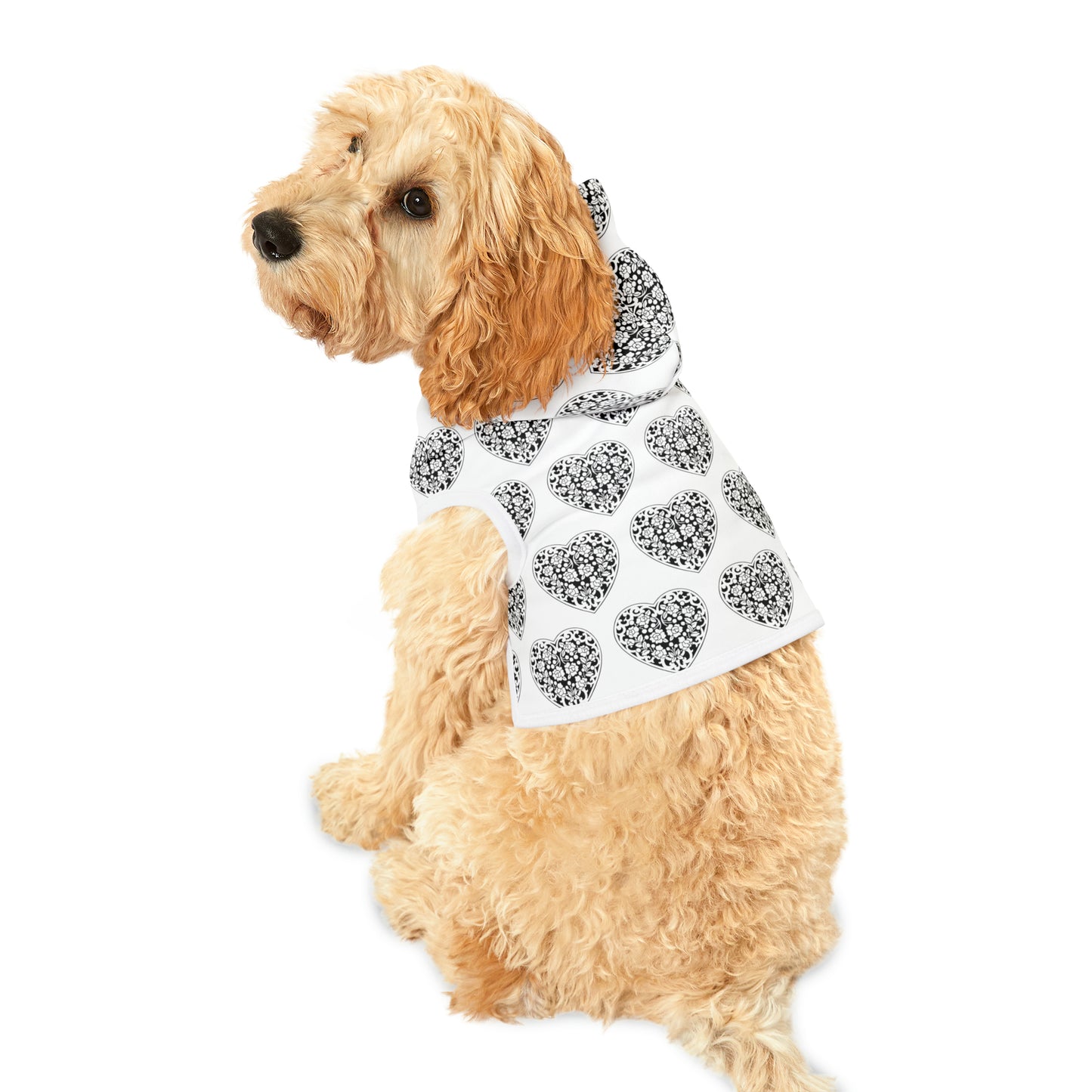 Corazones Pet Hoodie