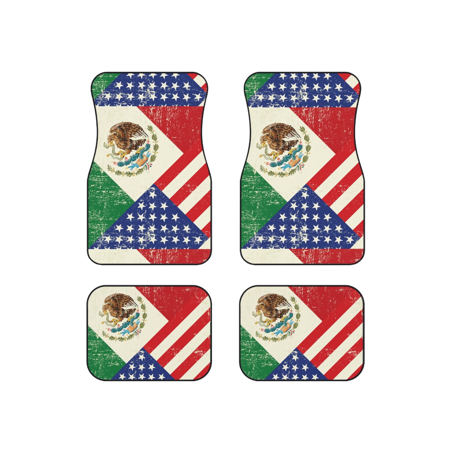 From Here and There Car Mats (Set of 4)