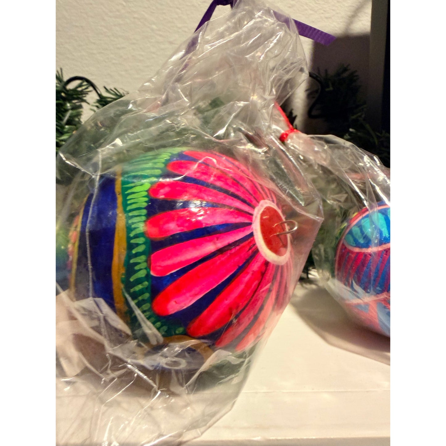Posada style Christmas Ornaments 3 piece set