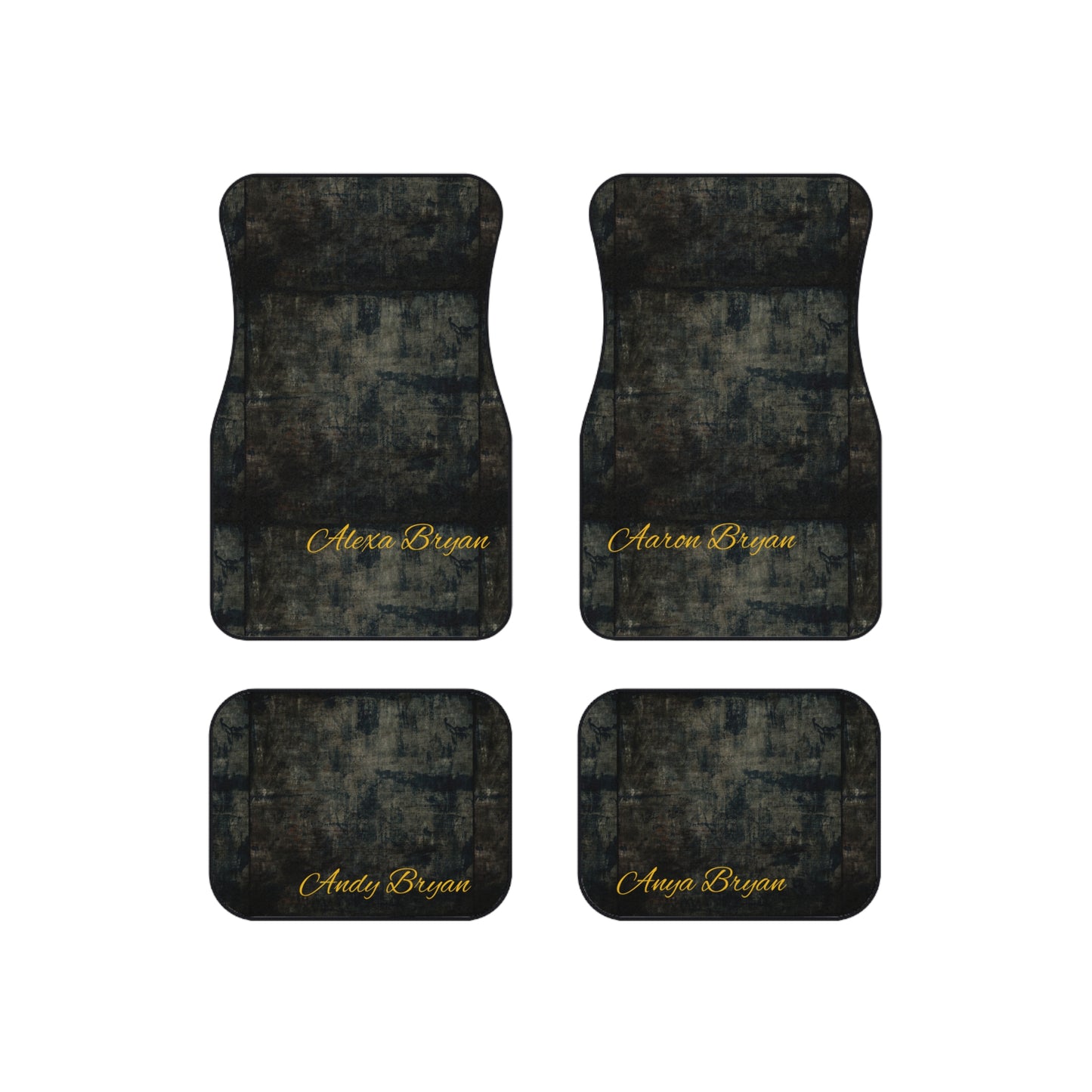Customizable Smoky Car Mats (Set of 4)