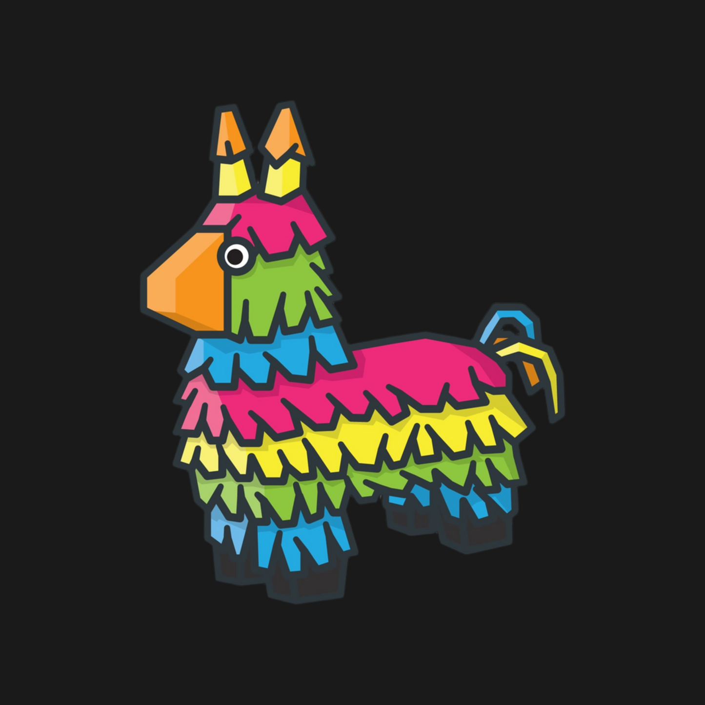 Burro Piñata Acrylic Ornament