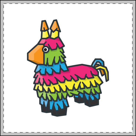 Burro Piñata Shaped Ornament