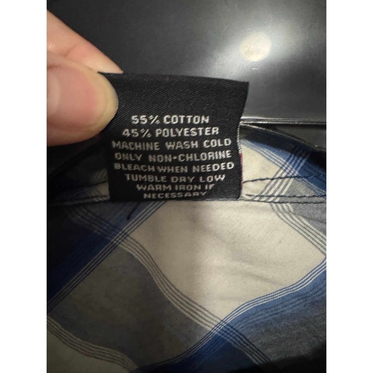 Southpole Plaid Long Sleeve Button Up