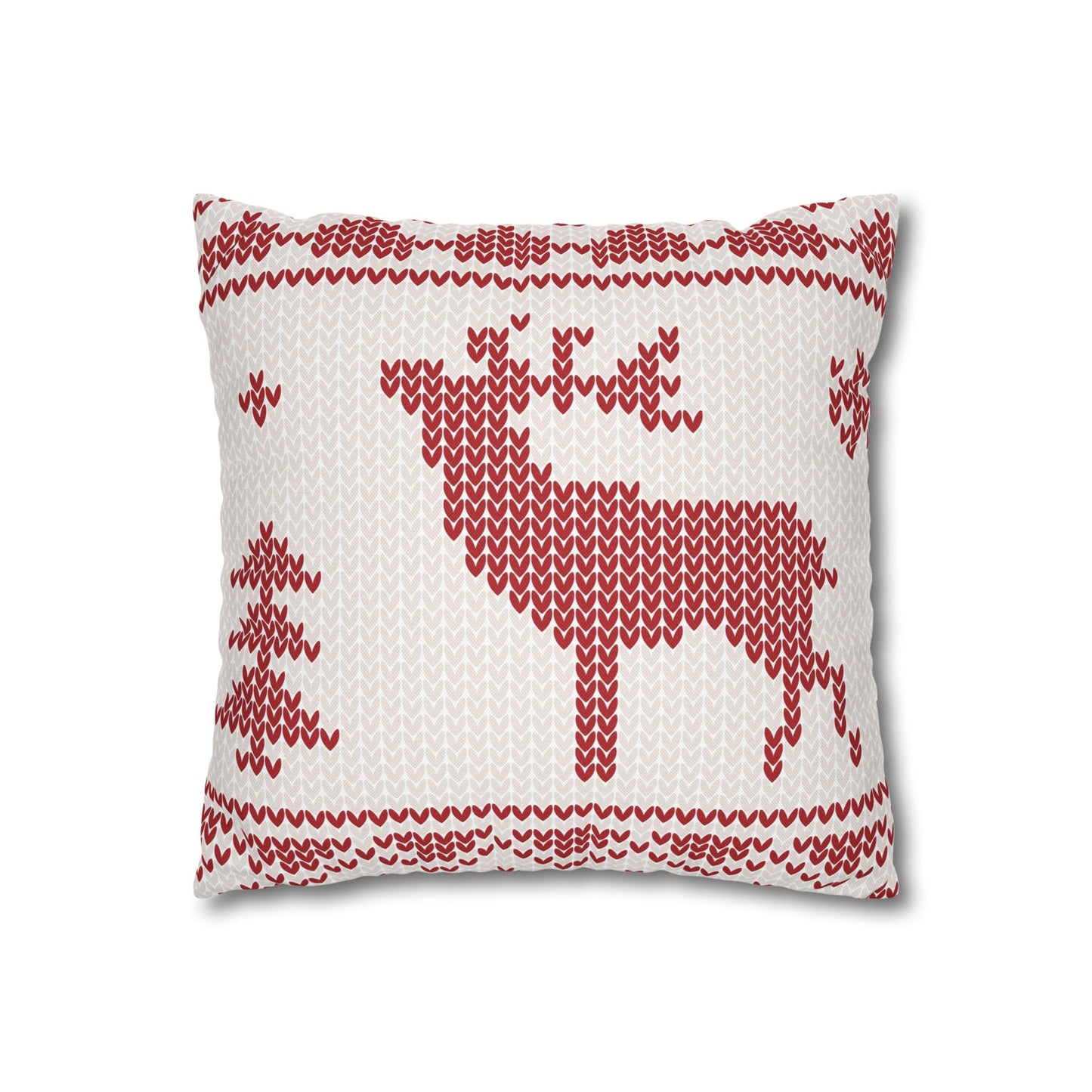 Spun Polyester Square Pillowcase
