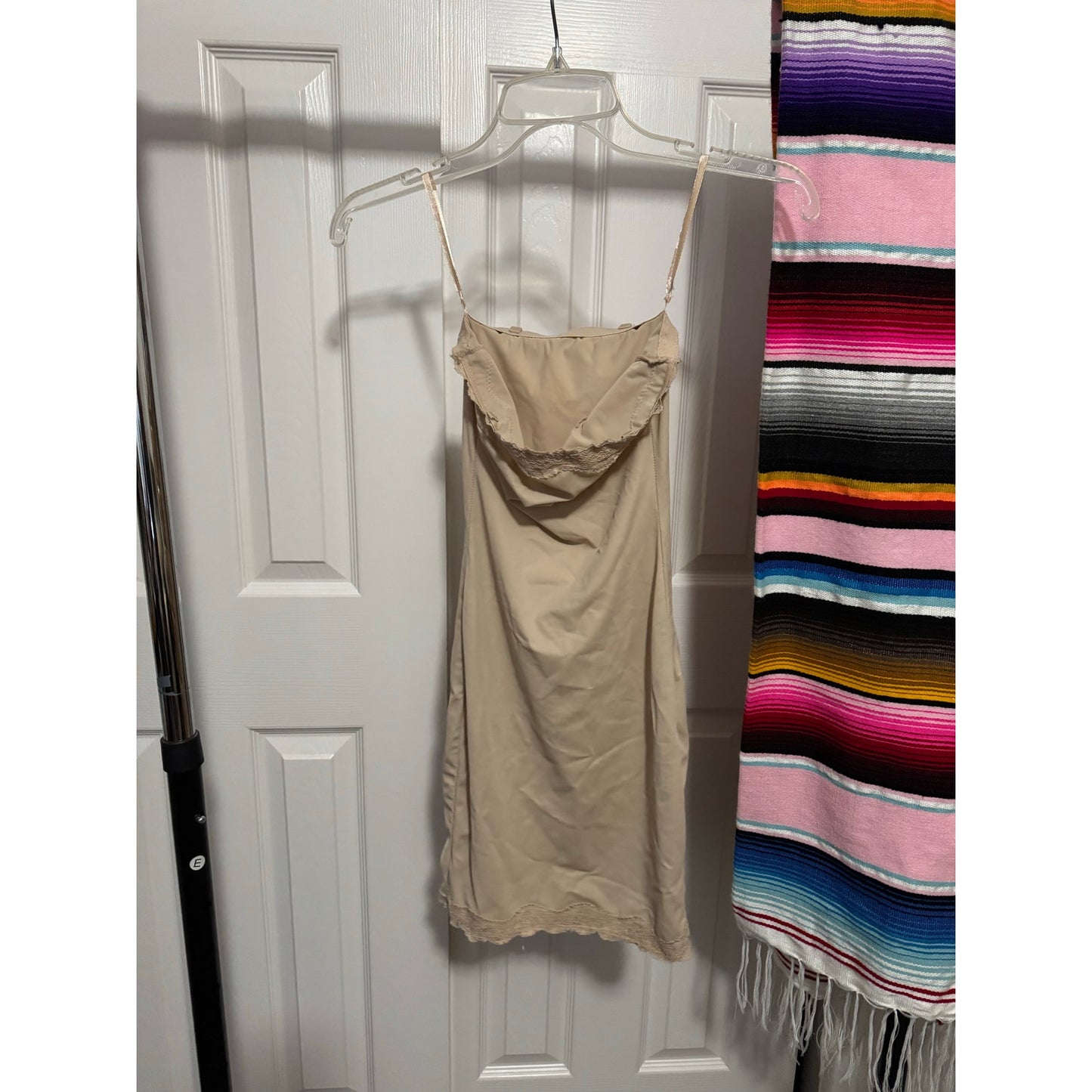 Strapless Beige Mini Slip