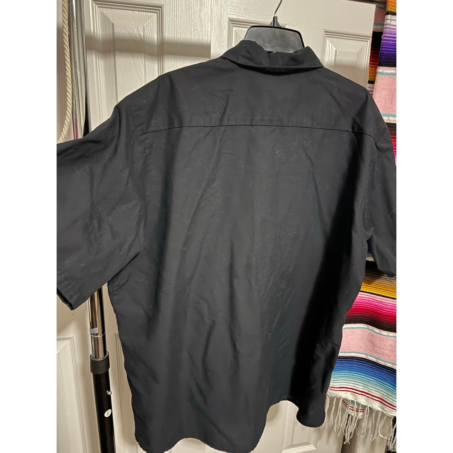 Red Kap Black Button-up SS Shop Shirt