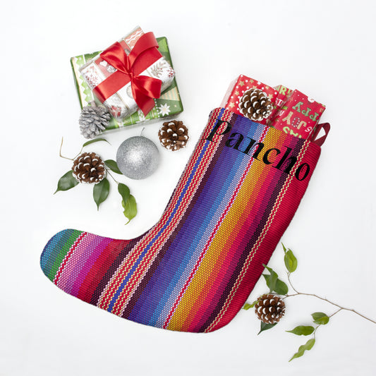 Customizable Sarape Style Christmas Stockings