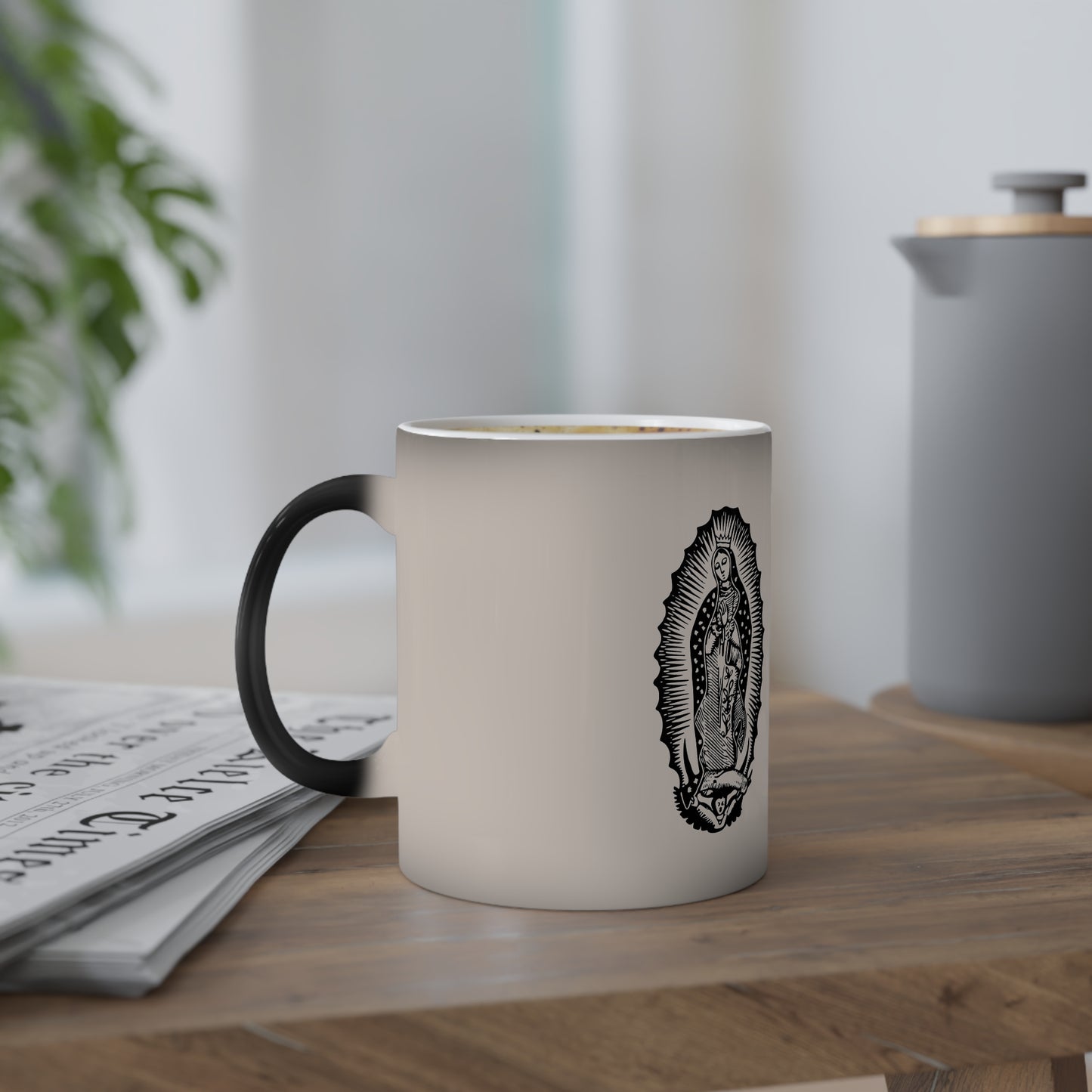 Virgen de Guadalupe Color-Changing Mug, 11oz