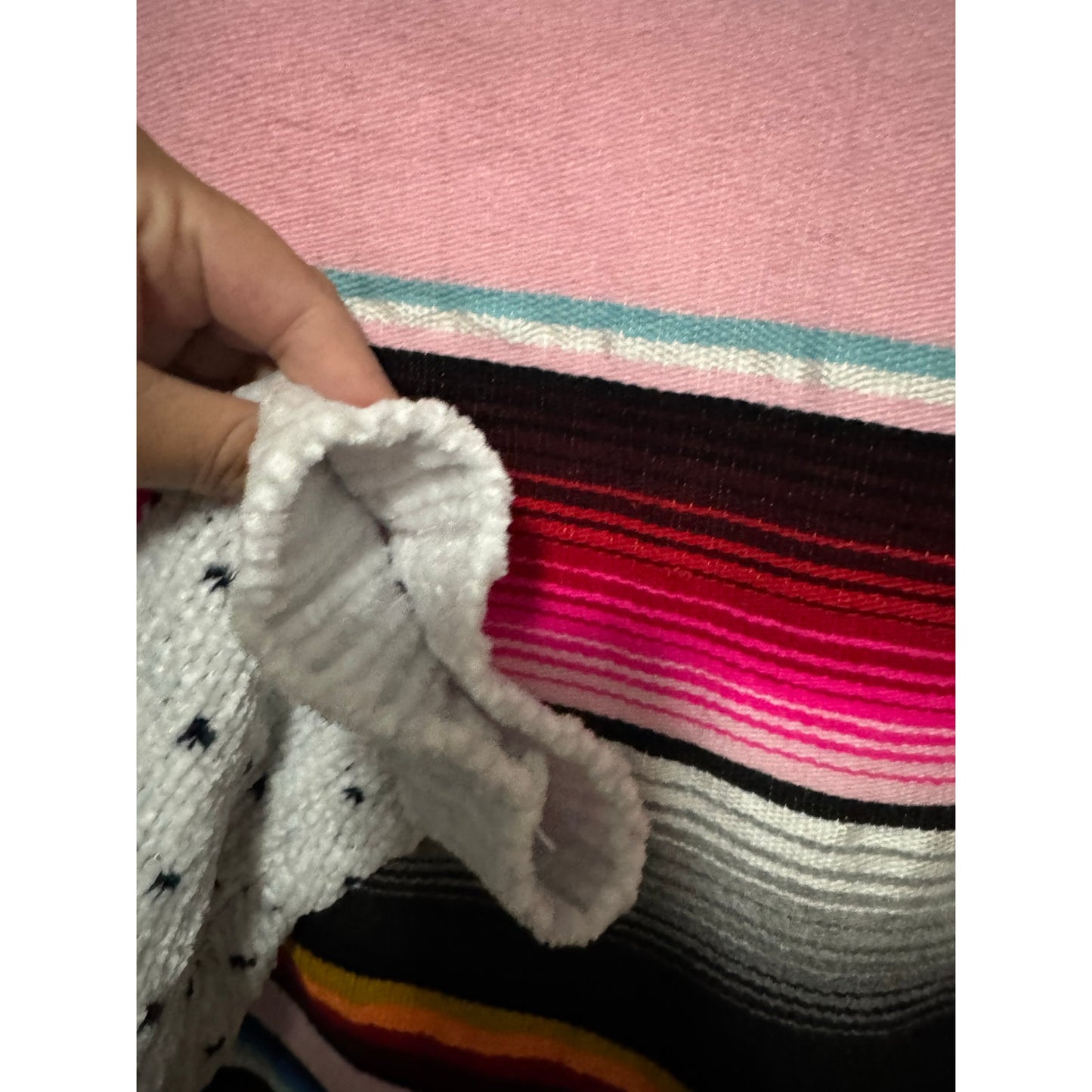 Minkpink Faux Fuzzy Fur Crew Neck Sweater