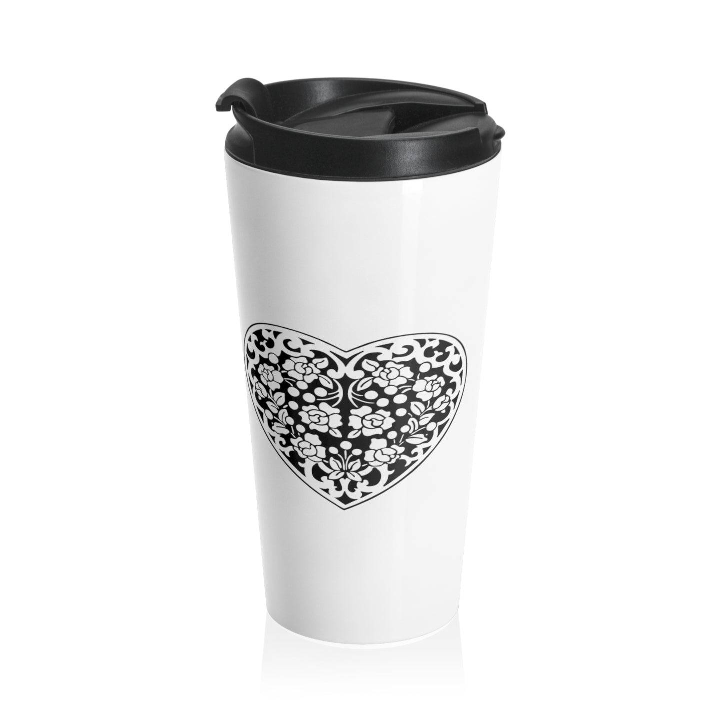 Corazones Stainless Steel Travel Mug