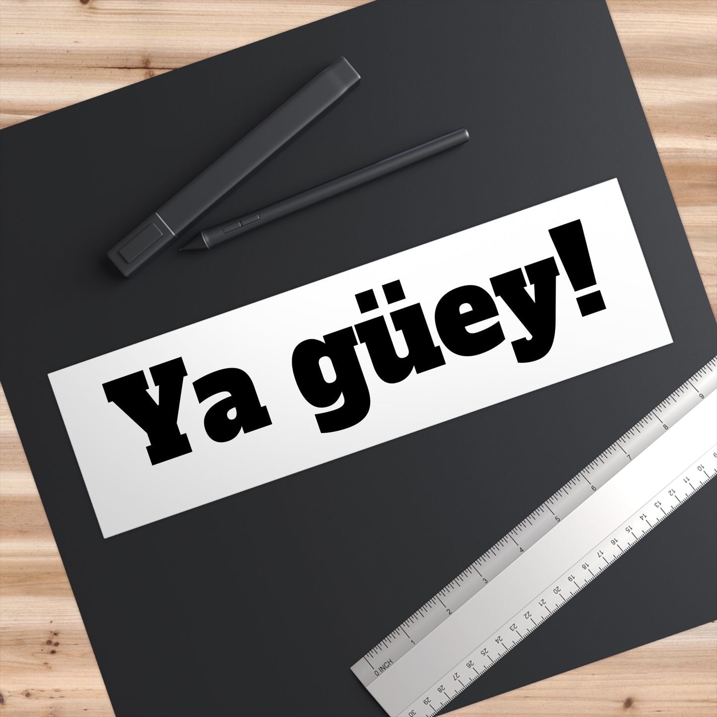 Ya güey! Bumper Stickers