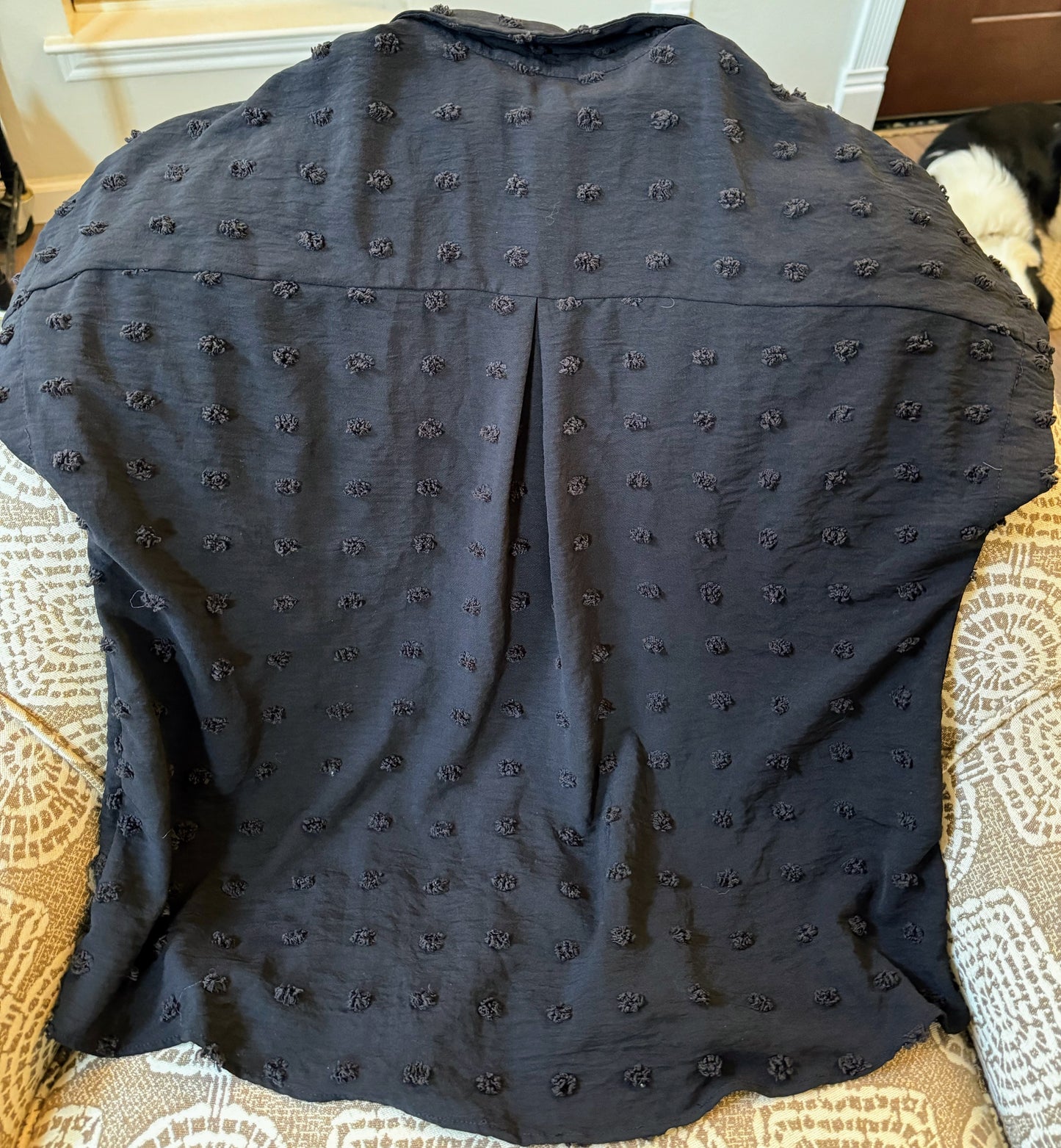 Brandless black button up blouse - Preowned