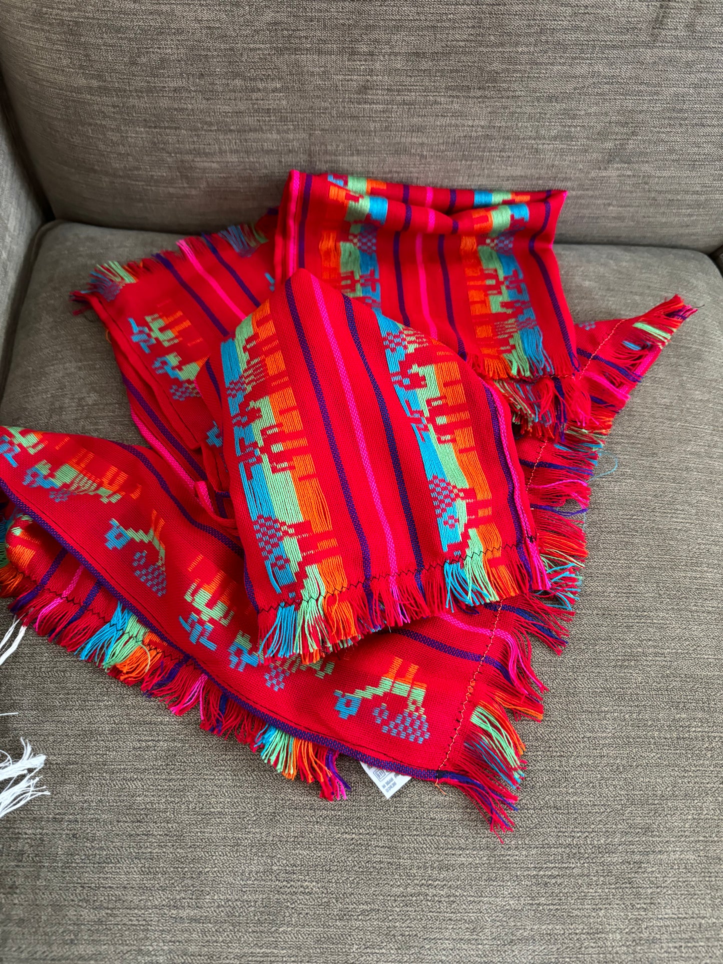 Fiesta Napkins/Placemats set of 4 - Red