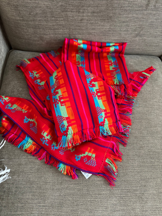 Fiesta Napkins/Placemats set of 4 - Red