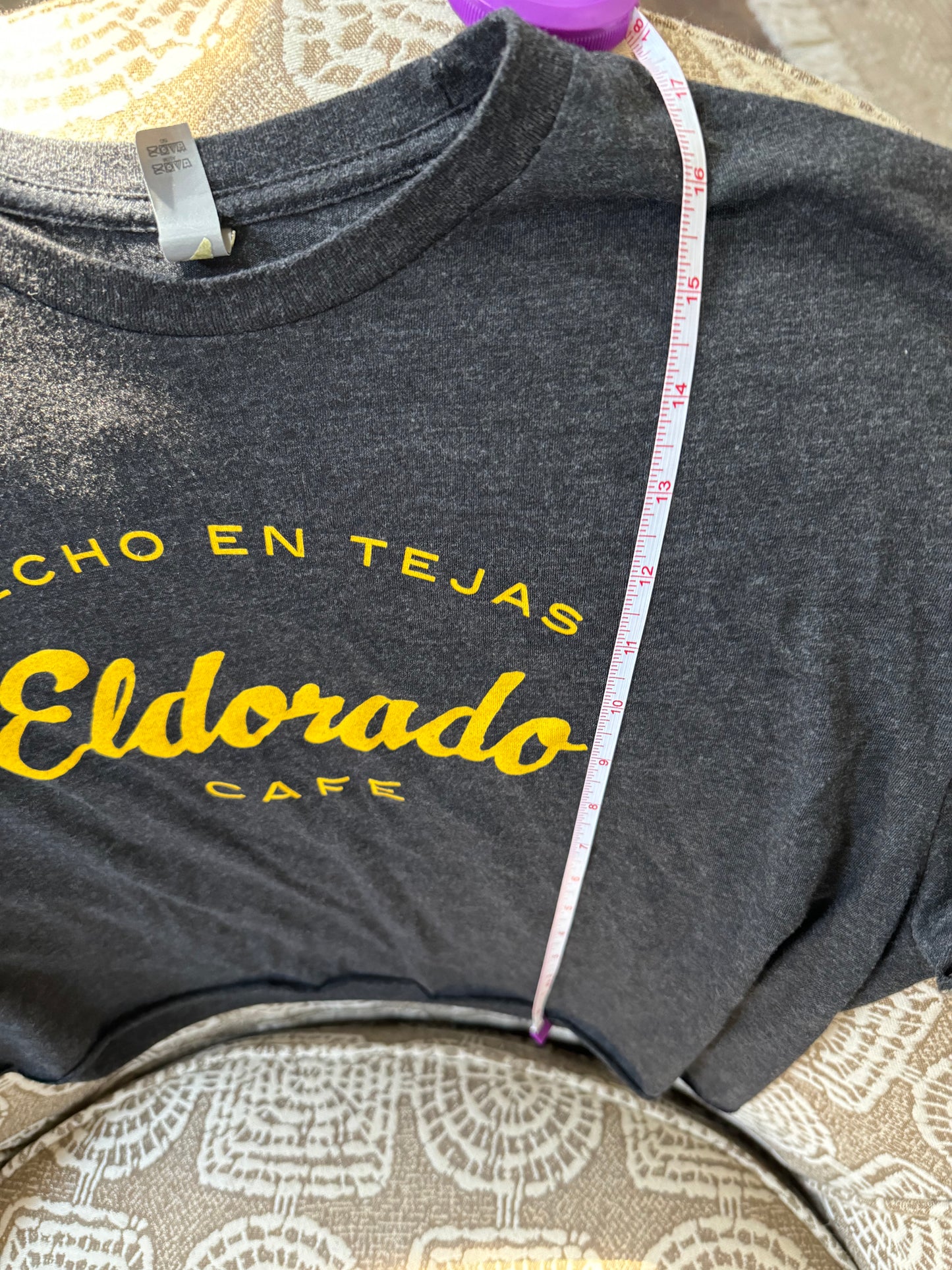 El Dorado Cropped - Upcycled/Refashioned T-shirt