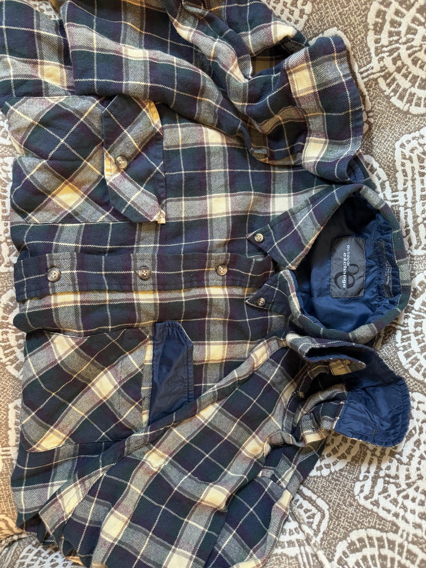 Outdoor Exchange Flannel button down - preowned