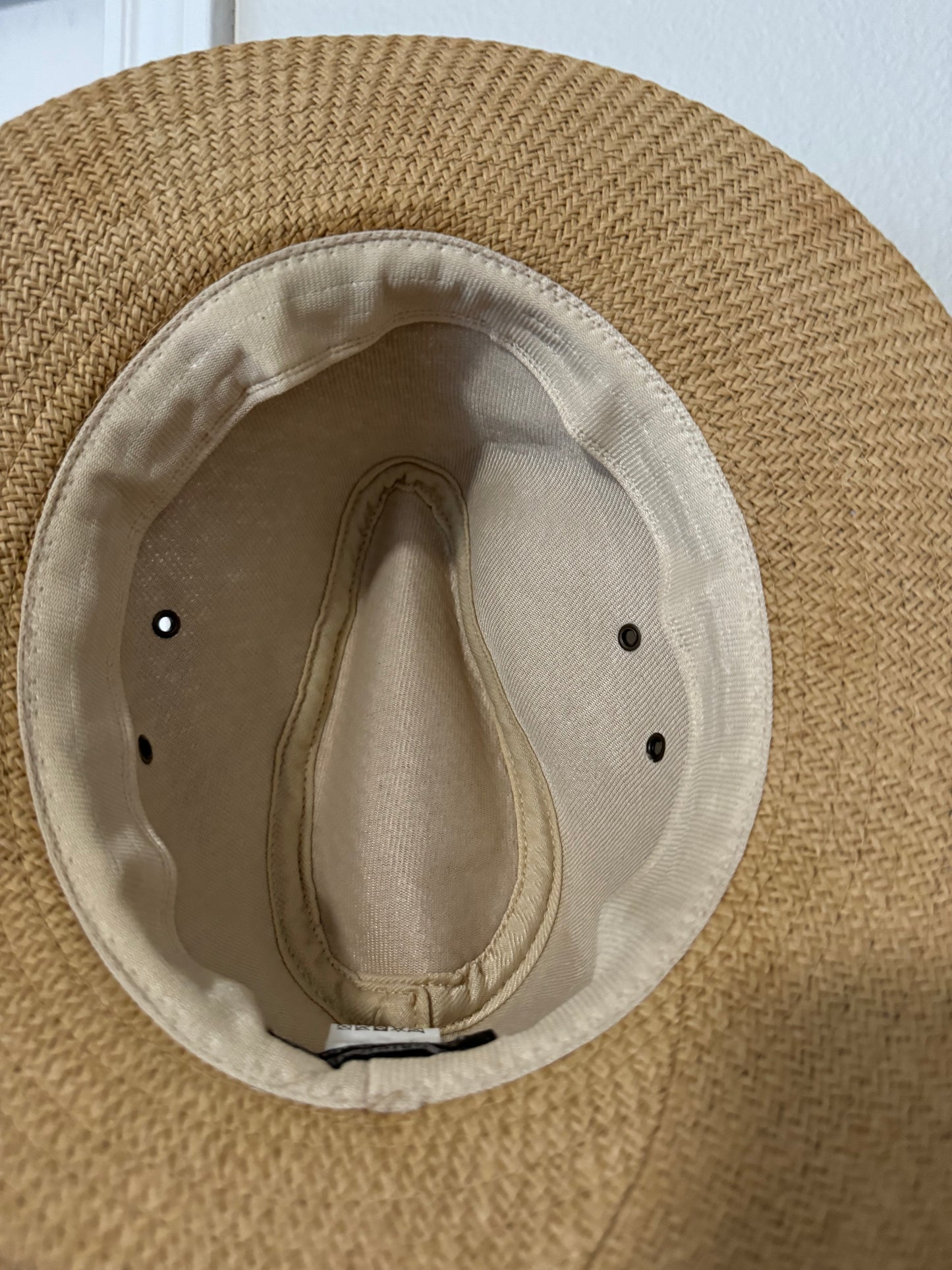 Panama Jack Suede belt straw Hat - Preowned