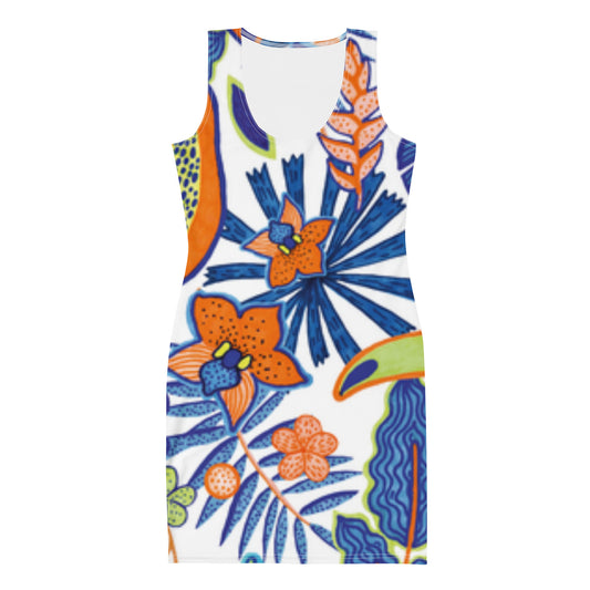 La Victoria Tropical Bodycon dress - previously 49.50