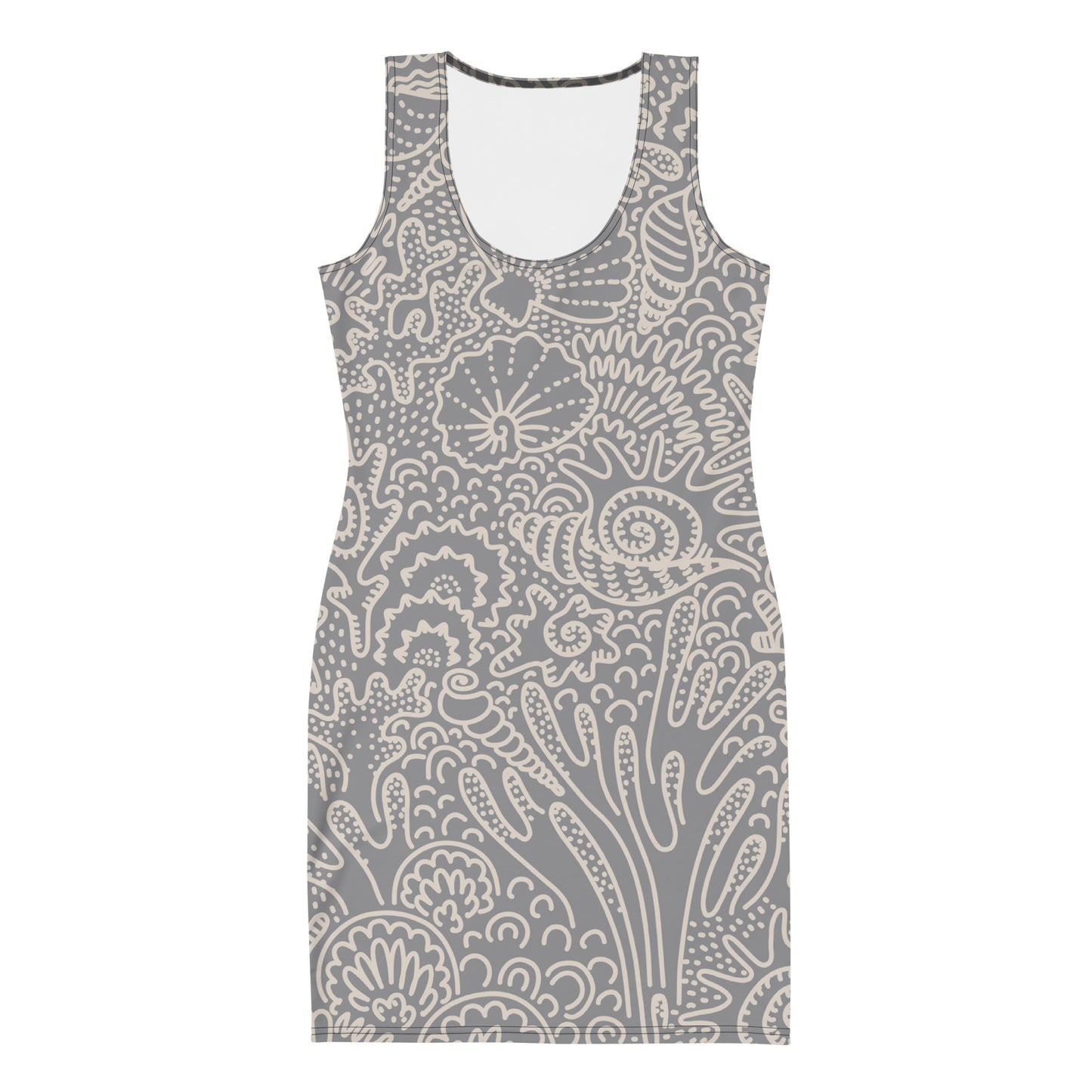 Grown and Sexy Seashell Gris - Bodycon dress