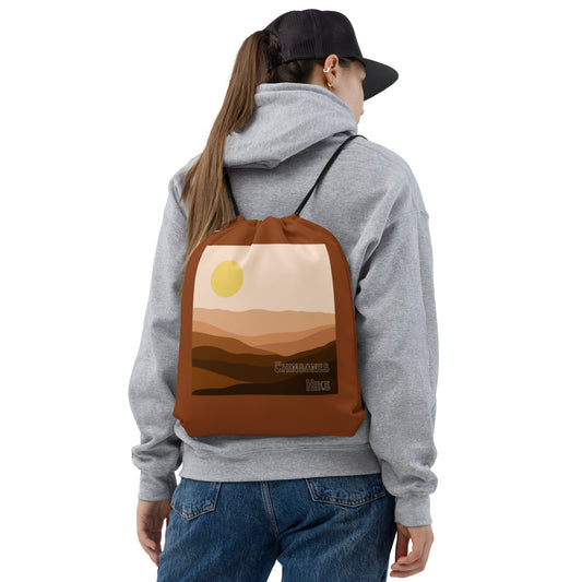 Chingonas Hike Drawstring bag - previously $32.50