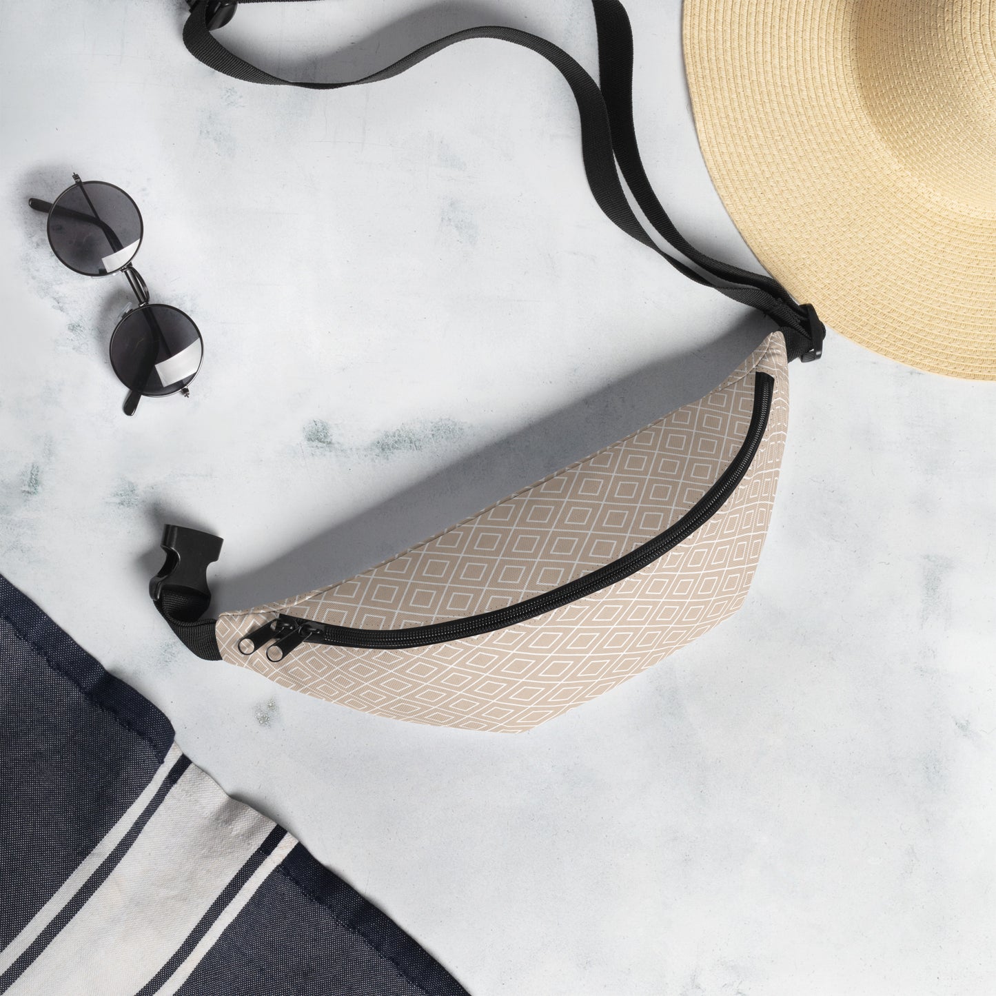 Grown and Sexy Geo Latte - Fanny Pack