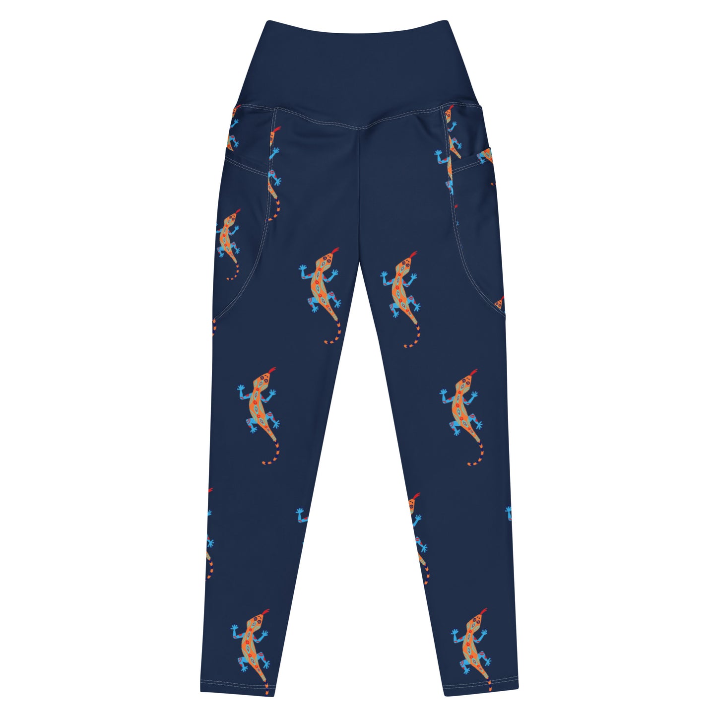 Gecko Alebrije Leggings with pockets - previously $55.95