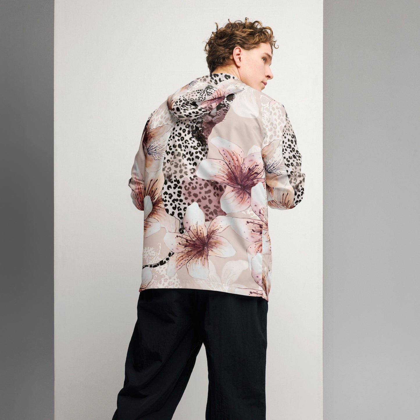 Grown and Sexy Pastel Floral - Men’s windbreaker