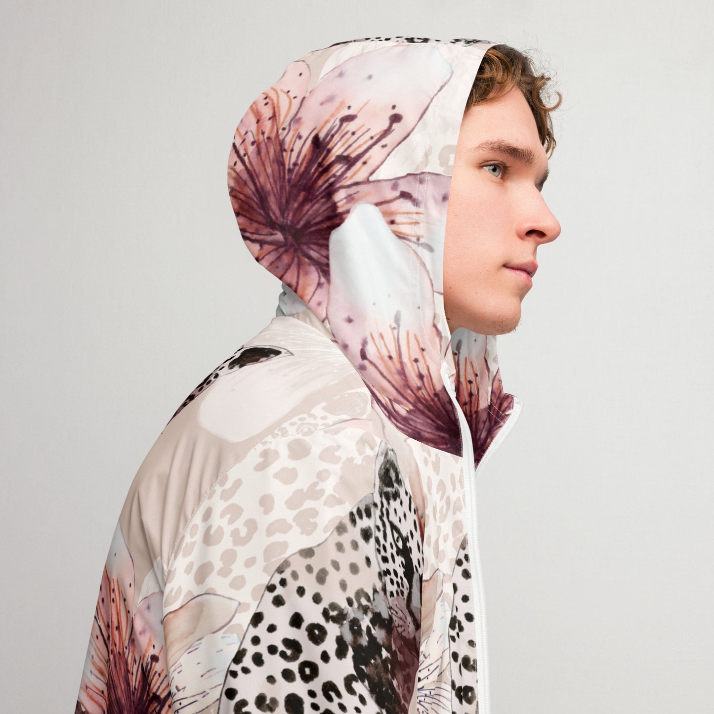 Grown and Sexy Pastel Floral - Men’s windbreaker