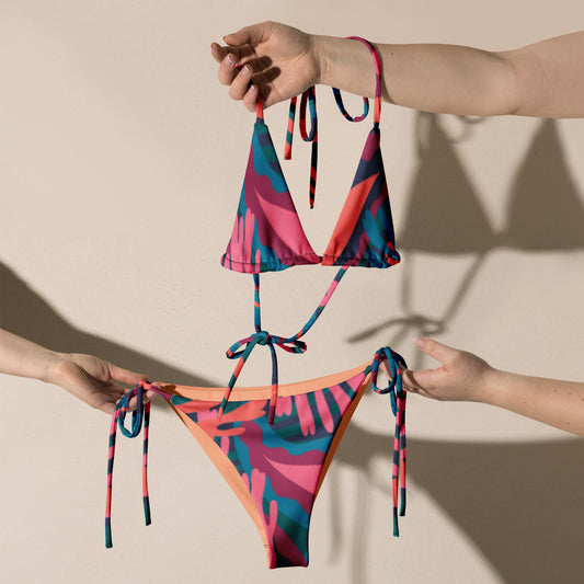 Skating Rink recycled string bikini - previously $49.50