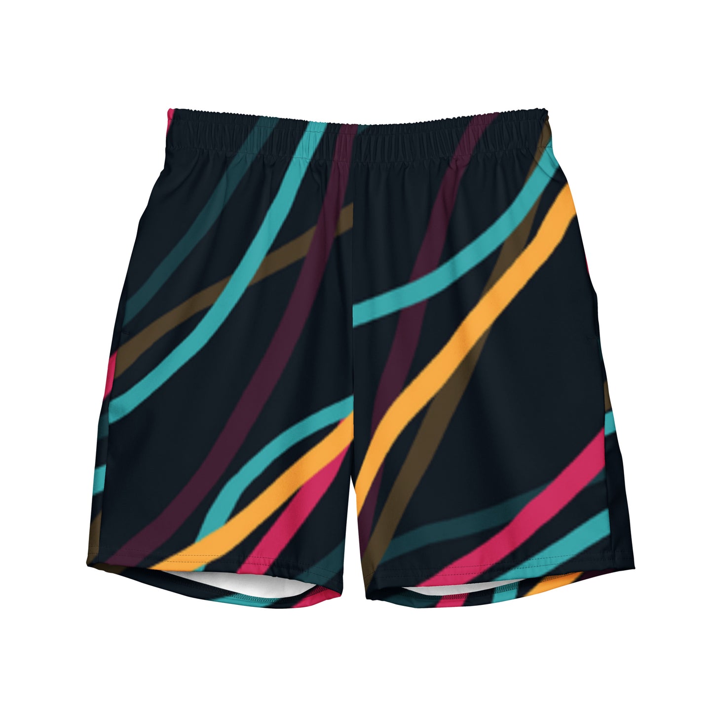 Neon lights swim trunks