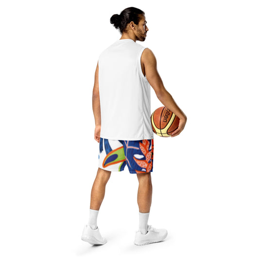 La Victoria Tropical Unisex mesh shorts